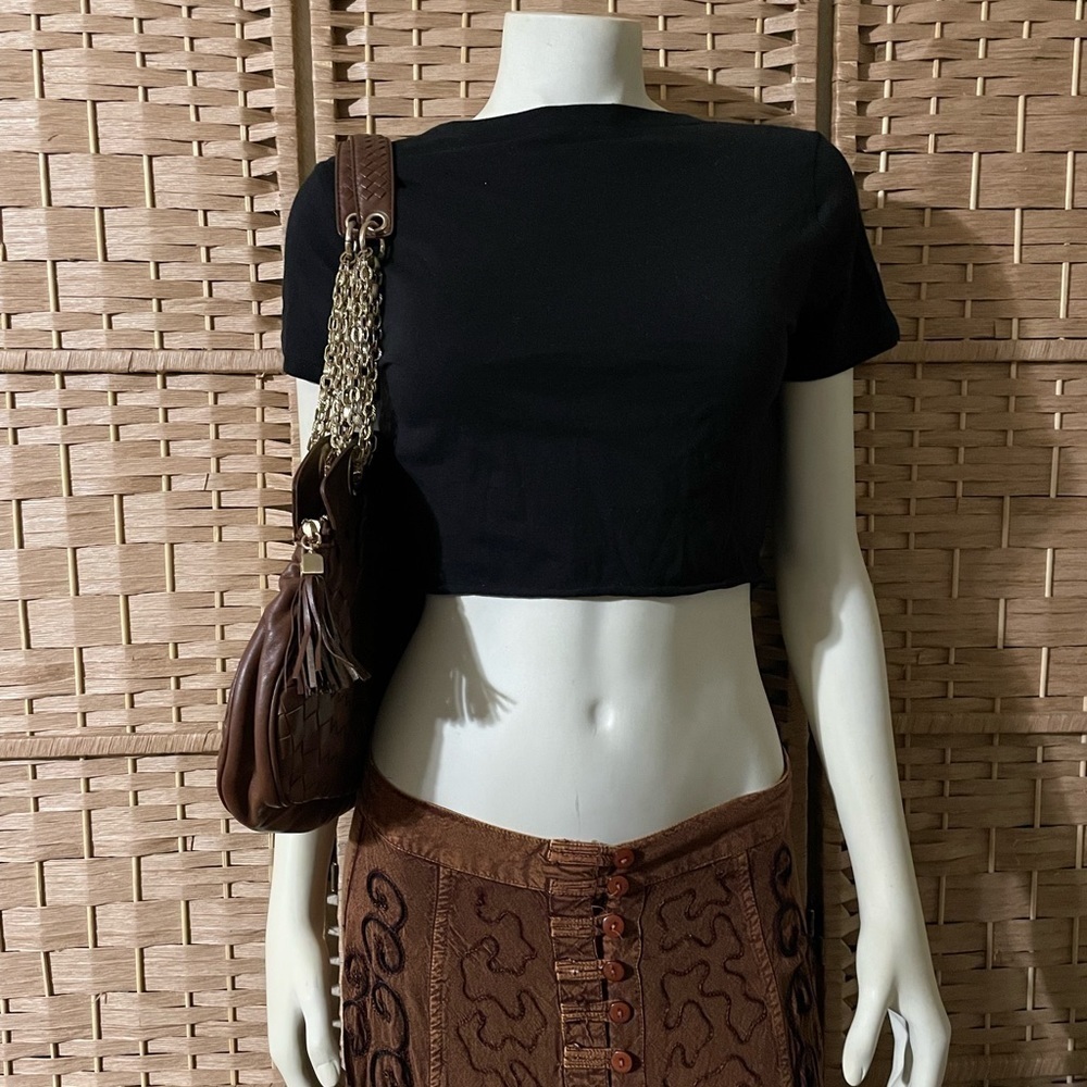 Anne Klein Bag Genuine Leather Purse Chain Shoulder Strap Bag Authentic Like NEW - Picture 12 of 15